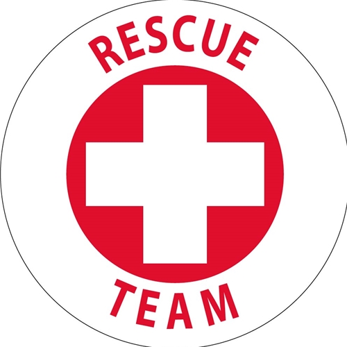 Rescue Team Hard Hat Emblem (HH51R)