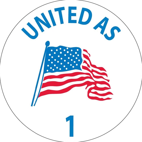 United As 1 Label (HH62)