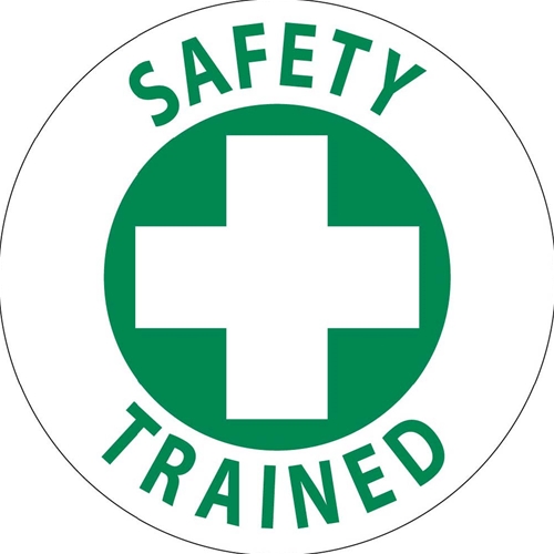 Safety Trained Hard Hat Emblem (hh81)