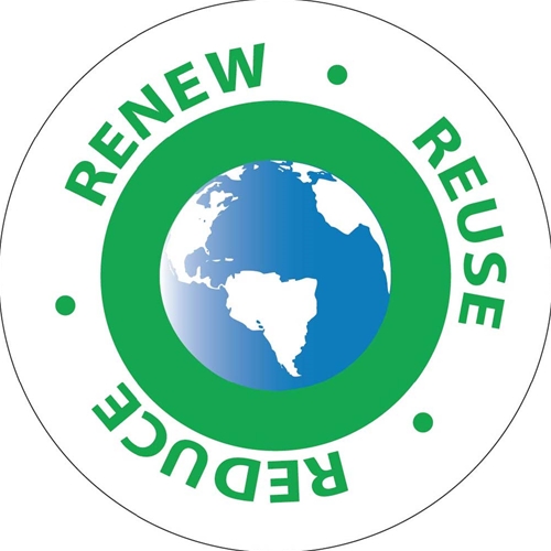 Renew Reuse Reduce Hard Hat Emblem (HH96)