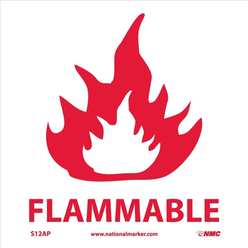 Flammable Label (S12AP)