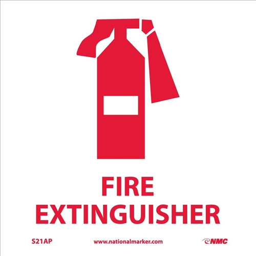 Fire Extinguisher Label (S21AP)