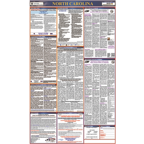 Spanish Labor Law Posters (LLPS-NC)