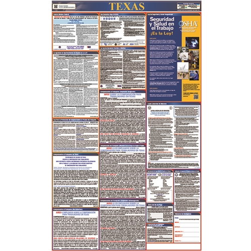 Spanish Labor Law Posters (LLPS-TX)