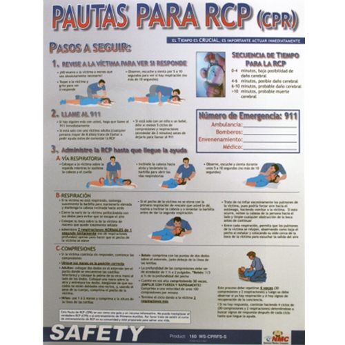 Cpr Guidelines Spanish Poster (SPPST004)
