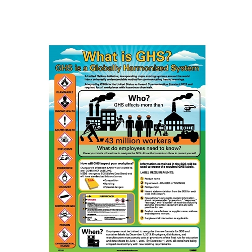 Ghs Workers & Timing Poster (PST121)