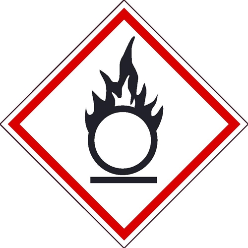Oxidizer Ghs Label (GHS2012AL2)
