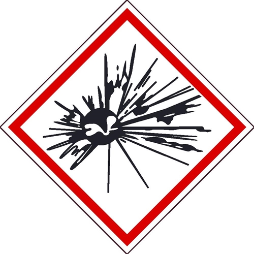 Explosive Ghs Label (GHS2022AL2)