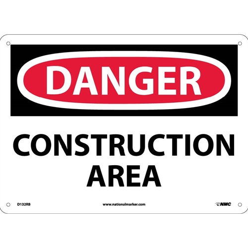 Danger Construction Area Sign (D132RB)