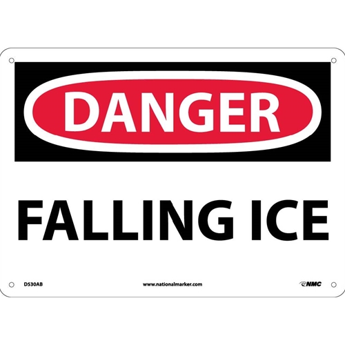 Danger Falling Ice Sign (D530AB)