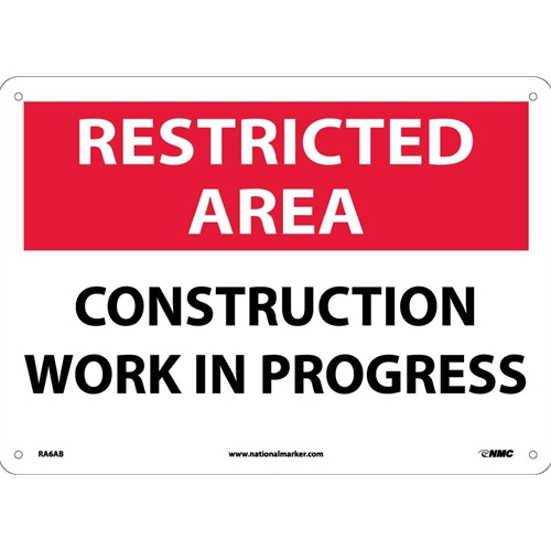 Restricted Area Exit Sign (RA6AB)
