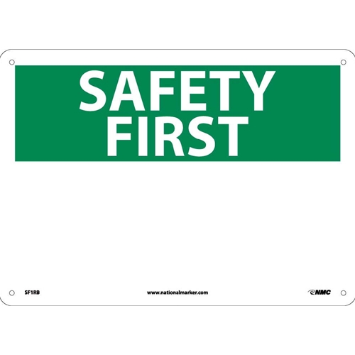 Safety First Sign (SF1RB)