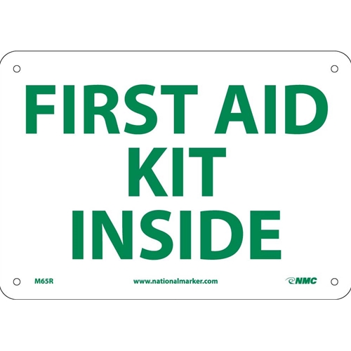 First Aid Kit Inside Sign (M65R)