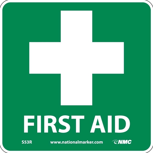 First Aid Sign (S53R)