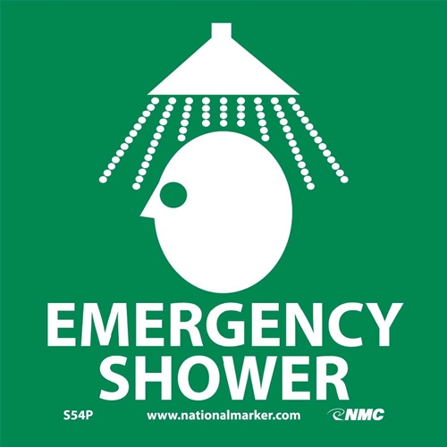 Emergency Shower Sign (S54P)