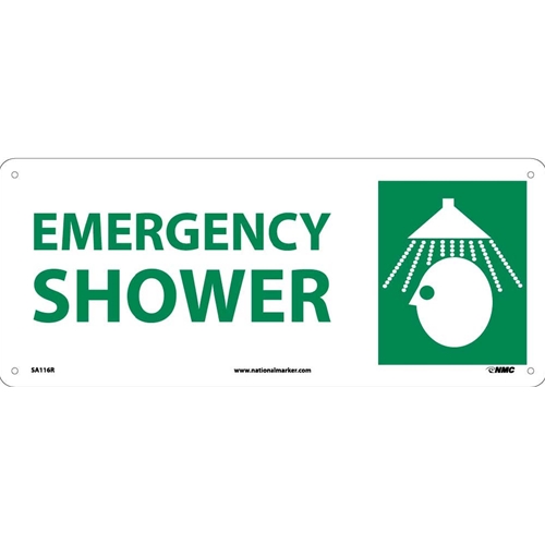 Emergency Shower Sign (SA116R)