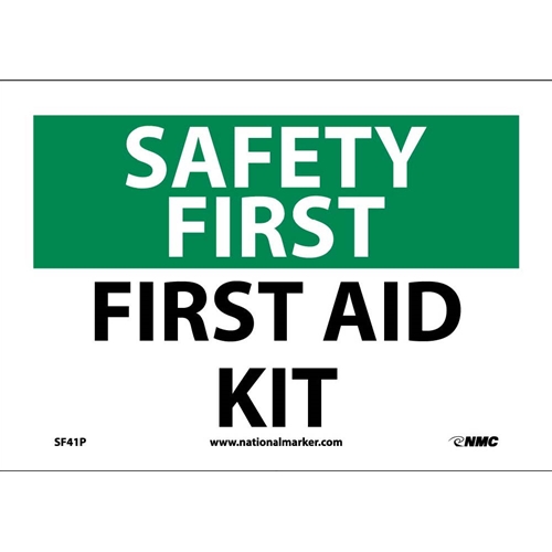 Safety First Aid Kit Sign (SF41P)