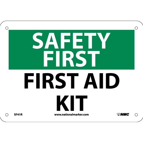 Safety First Aid Kit Sign (SF41R)