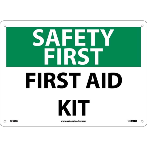 Safety First Aid Kit Sign (SF41RB)