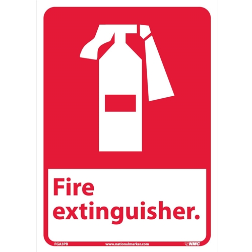 Fire Extinguisher Sign (FGA3PB)