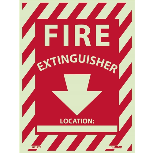 Fire Extinguisher Sign (GL127P)