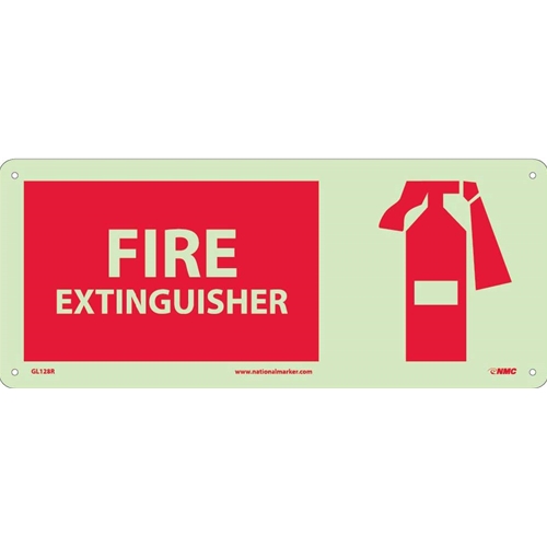Fire Extinguisher Sign (GL128R)