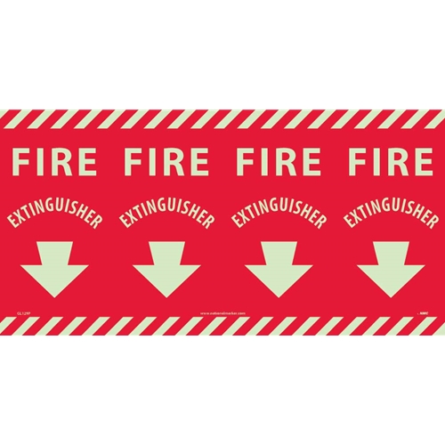 Fire Extinguisher Sign (GL129P)