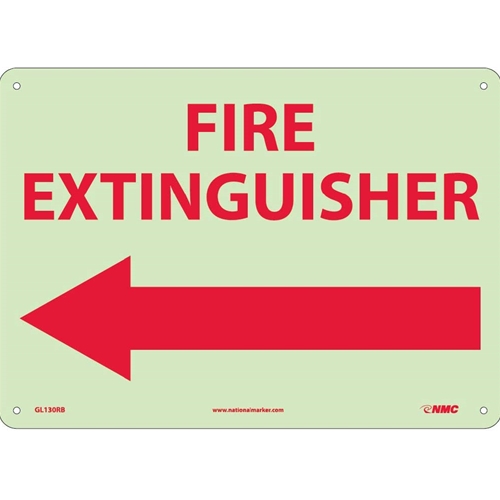 Fire Extinguisher Sign (GL130RB)