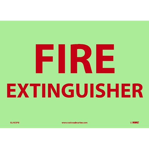 Fire Extinguisher Sign (GL403PB)