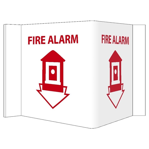 Fire Alarm Sign (VS13W)