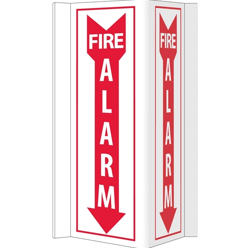 Fire Alarm Sign (VS41W)