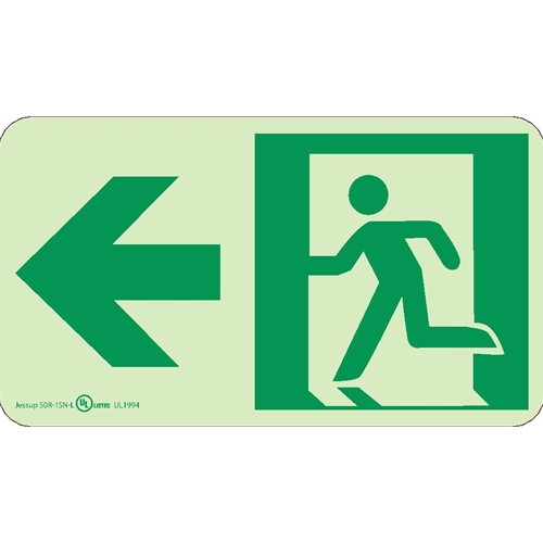 Glo Brite Left Arrow Egress Sign (50R-1SN-L)