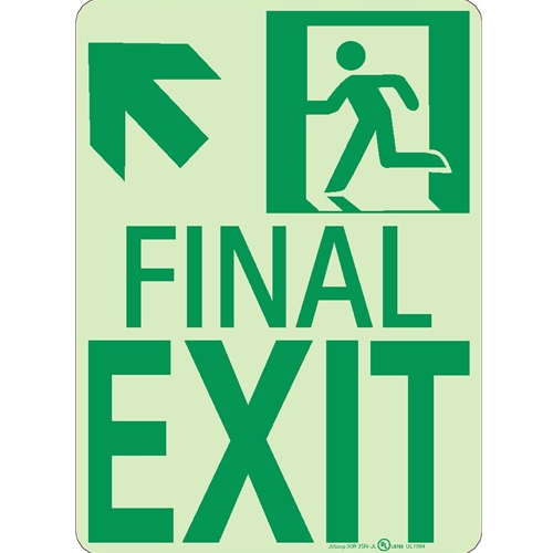 Final Exit Sign (50R-3SN-UL)