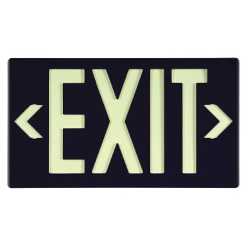 Glo Brite® Eco Exit Sign Black (7062100B)