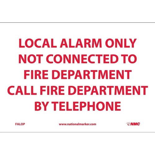 Fire Alarm Safety Sign (FALOP)