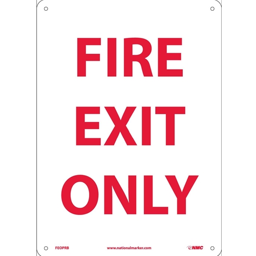 Fire Exit Only Sign (FEOPRB)