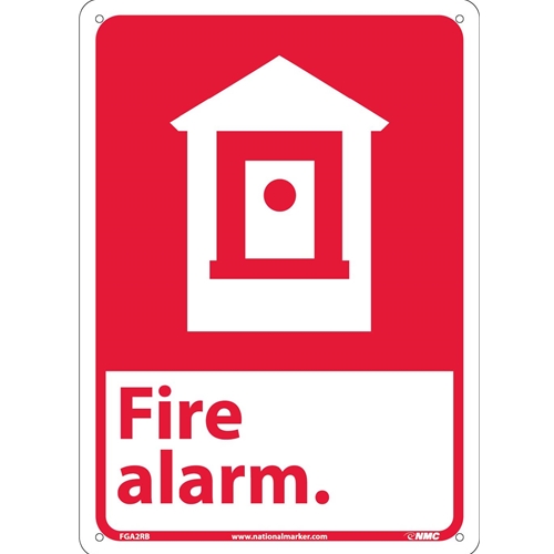 Fire Alarm Sign (FGA2RB)