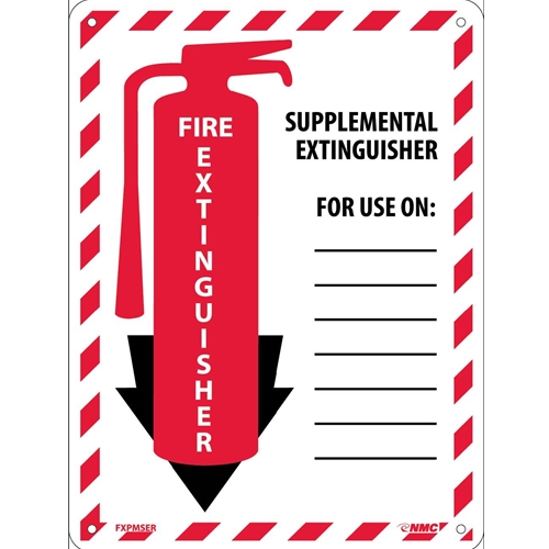 Supplemental Extinguisher Sign (FXPMSER)