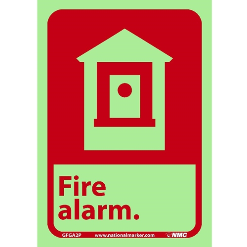 Fire Alarm Sign (GFGA2P)