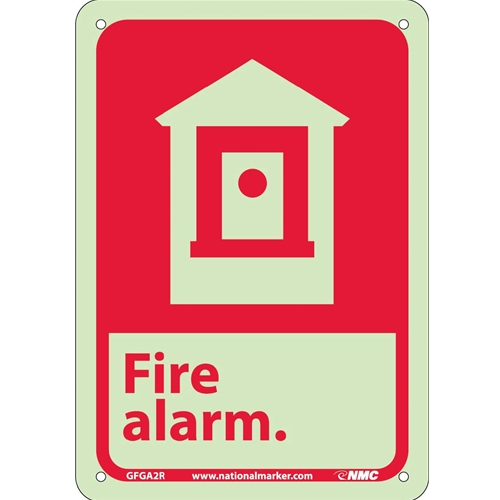 Fire Alarm Sign (GFGA2R)