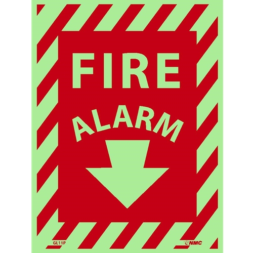 Fire Alarm Sign (GL11P)