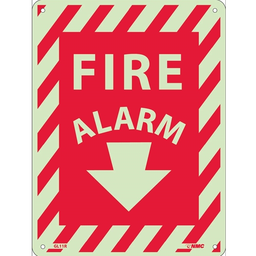 Fire Alarm Sign (GL11R)