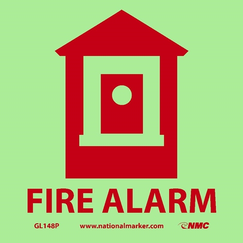 Fire Alarm Sign (GL148P)