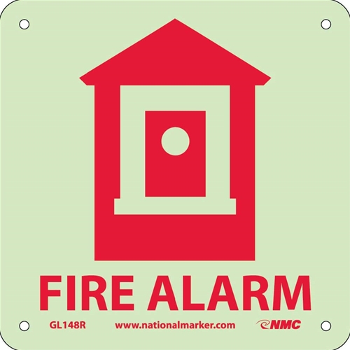 Fire Alarm Sign (GL148R)