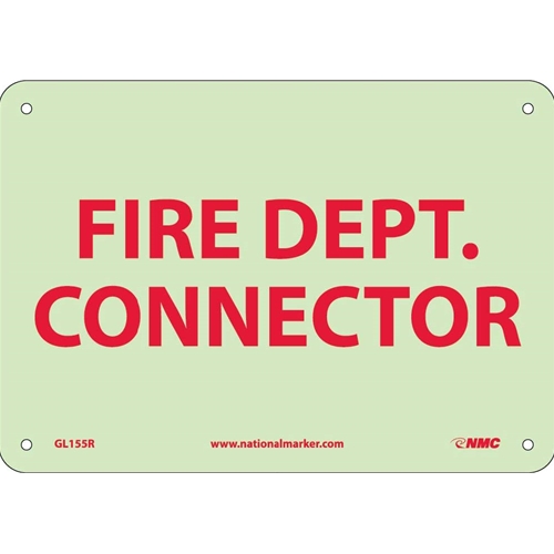 Fire Dept. Connector Sign (GL155R)