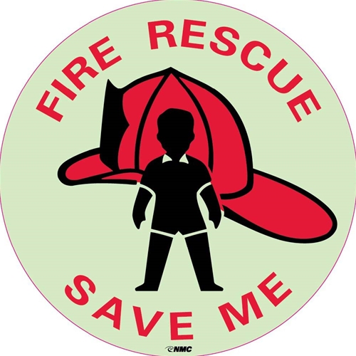 Fire Rescue Save Me Sign (GL159P)