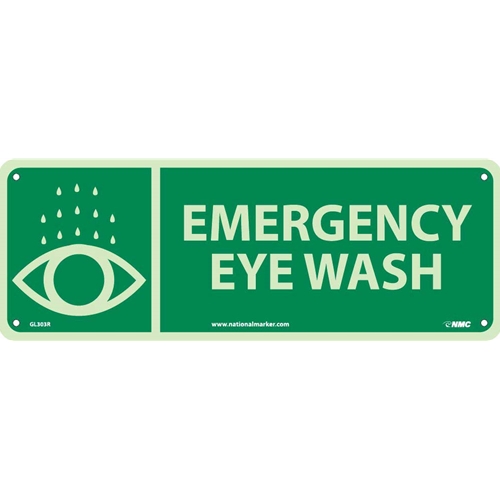 Emergency Eye Wash Sign (GL303R)