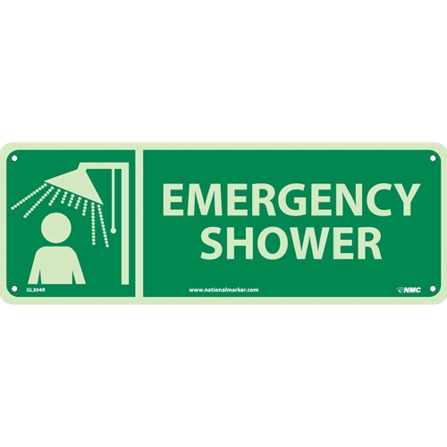 Emergency Shower Sign (GL304R)