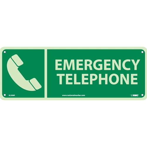 Emergency Telephone Sign (GL306R)