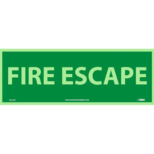 Fire Escape Sign (GL314P)